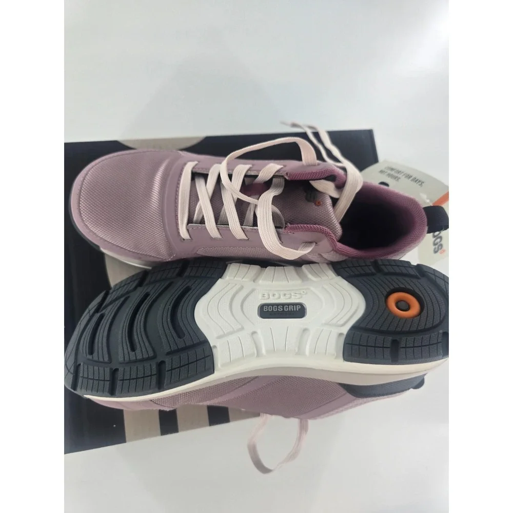 NEW Bogs Sandstone Lo CT Womens Size 8.5 Misty rose Pink Composite Toe‎ Safety